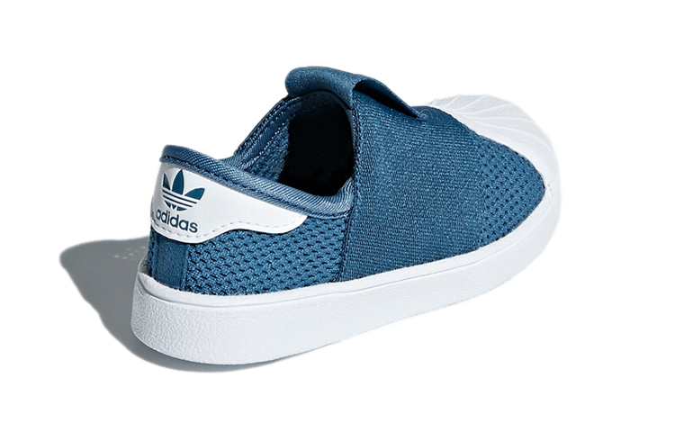 Детская обувь adidas originals Superstar Smr 360 I (сине-белые) — фото 4