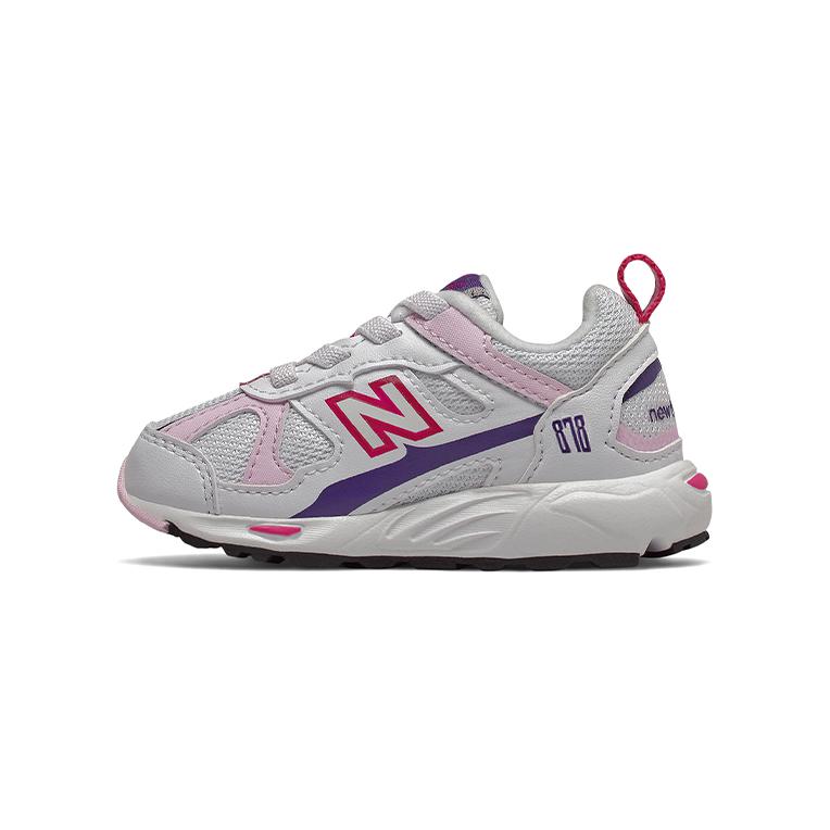 Детские кроссовки New Balance 878 (белыйрозовый)