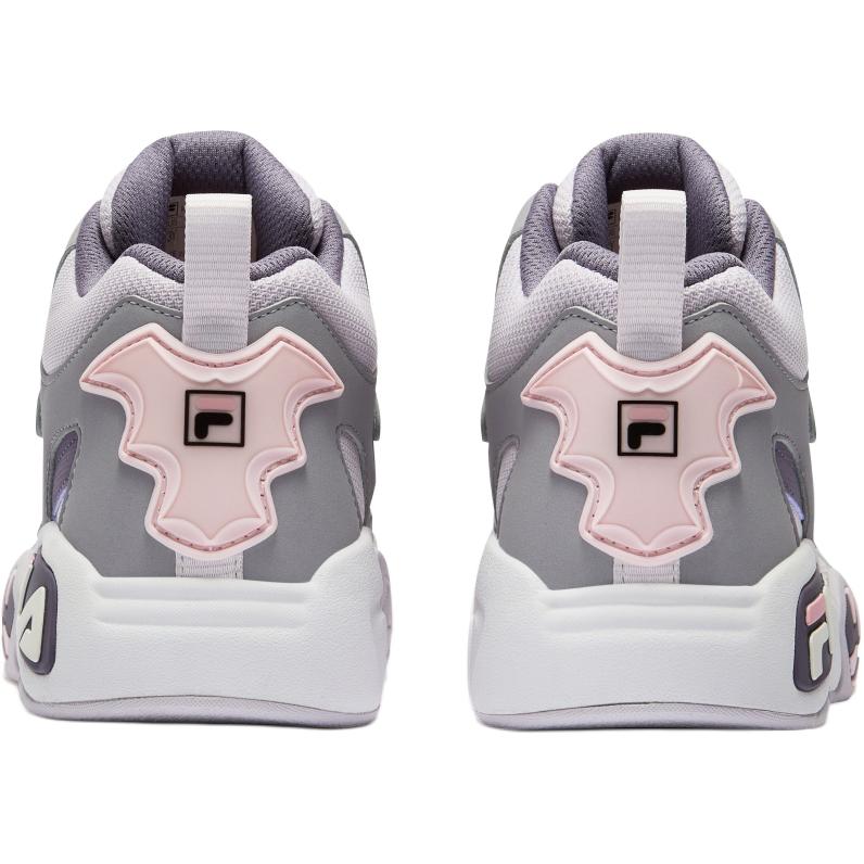 Высокие детские кеды Fila Heritage-FHT Desperado (сиренево-серые) — 淡紫色/雨灰 — фото 5