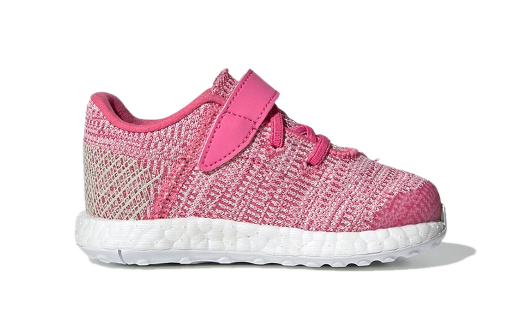 Детские кроссовки adidas Pureboost Go (розовый / белый) — фото 2