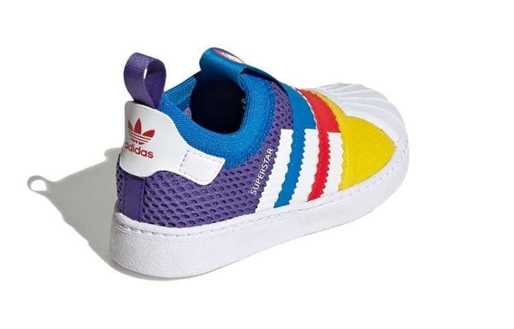 Детские кроссовки adidas originals SUPERSTAR 360 2.0 (разноцветные) — фото 6