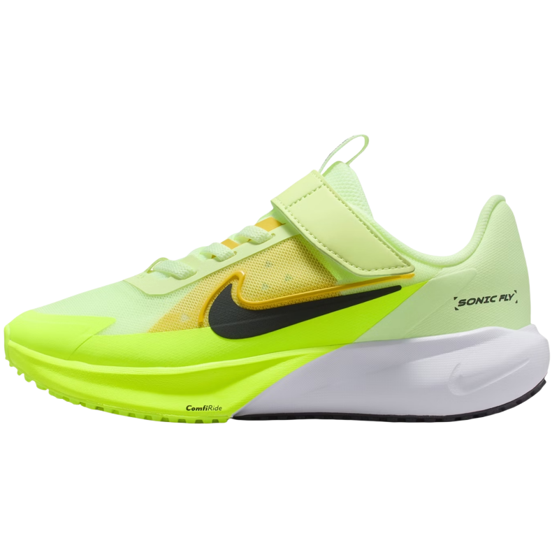 Кроссовки Nike SONIC FLY Детские (зелено-желтые)