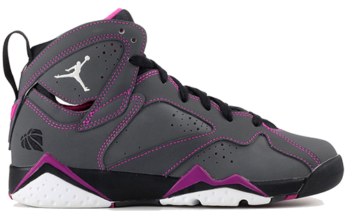 Унисекс кроссовки Jordan JordanAir Jordan 7 Retro Valentine Day GS 2015 (серые) — фото 4