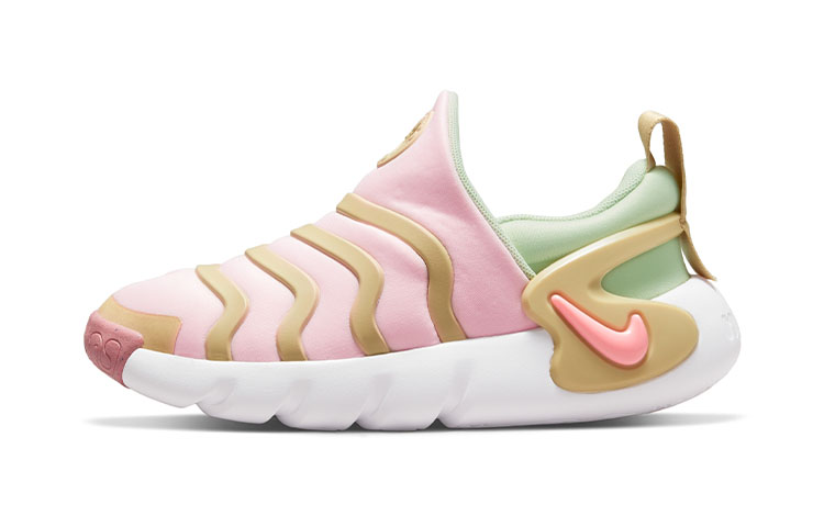 Детские кроссовки Nike Dynamo GO (зелено-розовые)