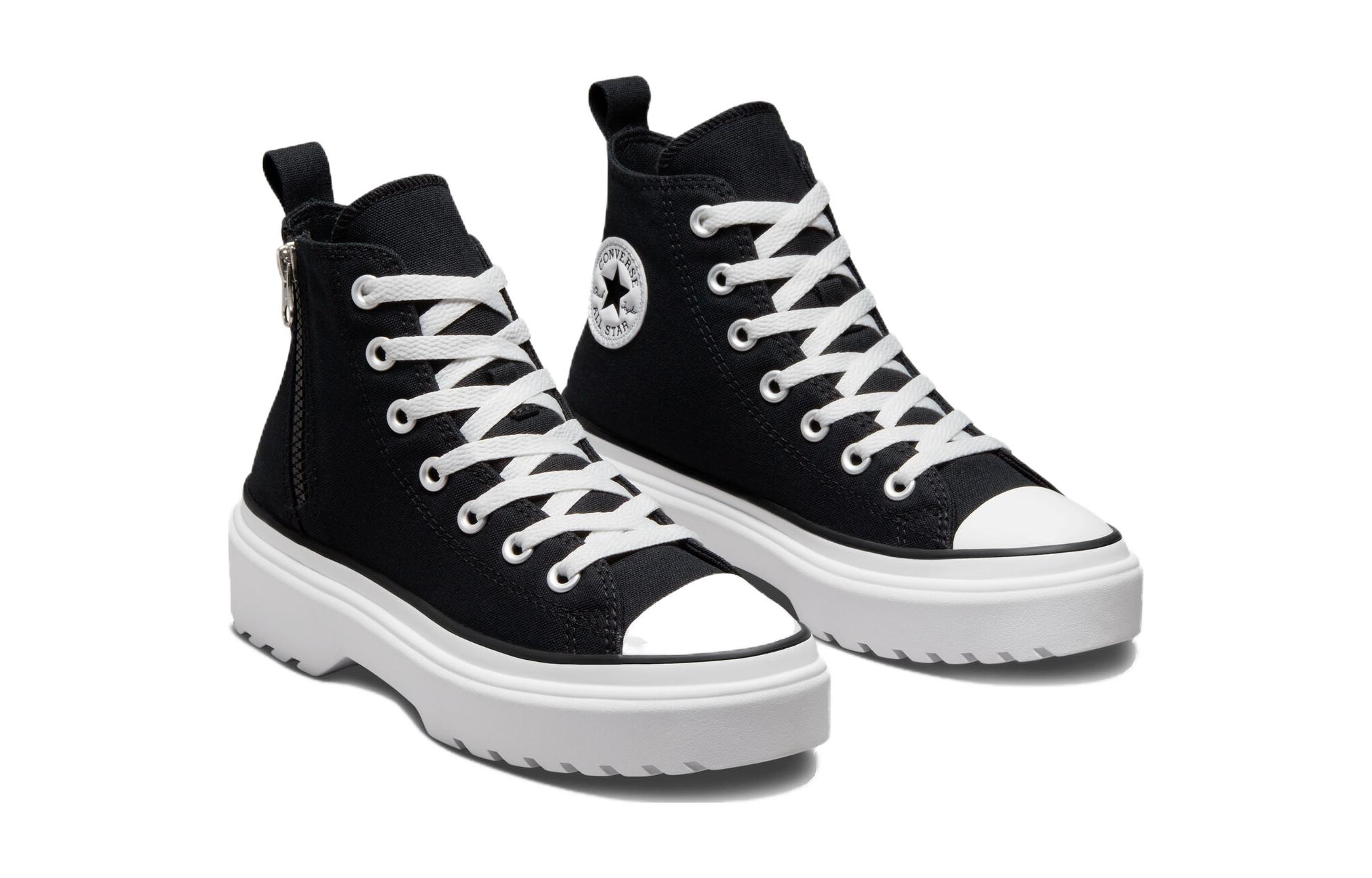 Детские кеды Converse Chuck Taylor All Star Lugged Lift Platform (черный) — Чёрный — фото 3