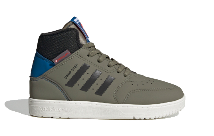 Высокие кеды adidas originals Drop Step 360 C 360 C (зелено-черно-синие) — фото 3