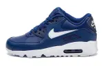 Nike Air Max 90 Cushioning Abrasion Resistant Low top Running Shoes Blue White Unisex
