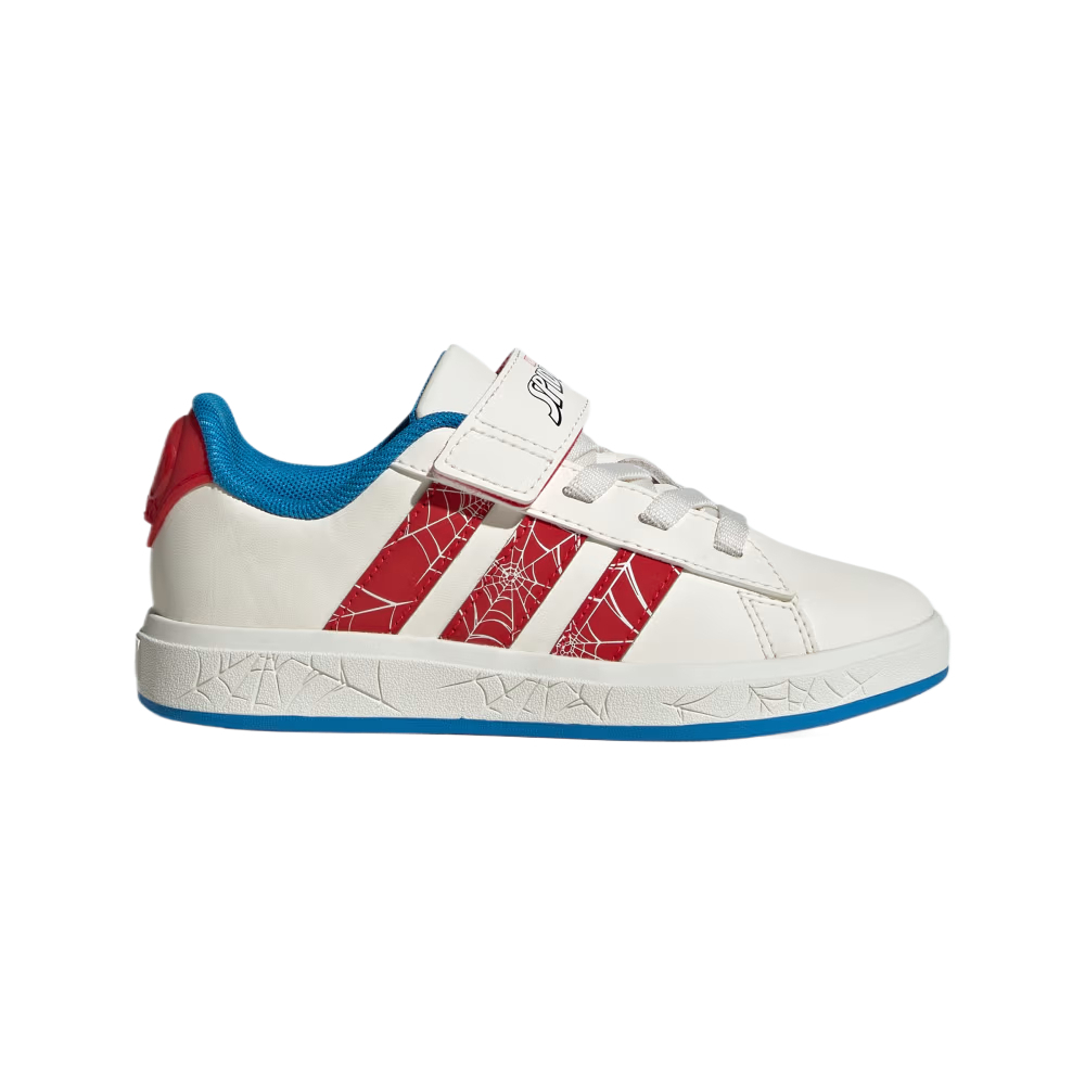 Кроссовки adidas × MARVEL/вью GRAND COURT Spider-Man (бело-красно-синий) — Белый — фото 3