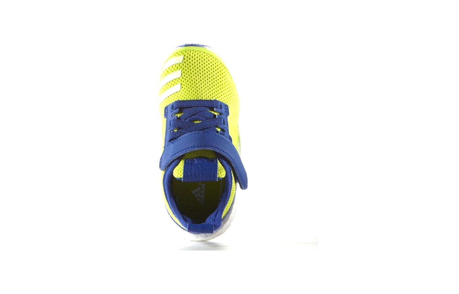Детские кроссовки LEGO/ x adidas Pure Boost (сине-бело-зеленые) — фото 3