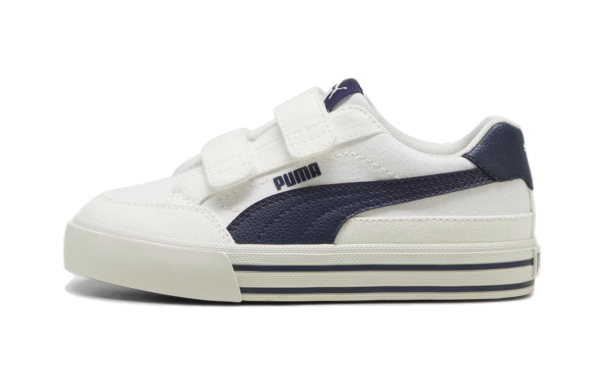 Кеды PUMA Court Classic Vulc (бело-черные)