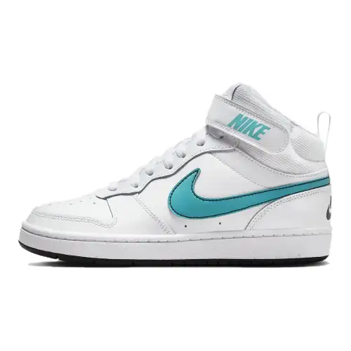 Nike Court Borough 2 Court Borough Mid 2 Mid top Casual Shoes White Black Blue Unisex