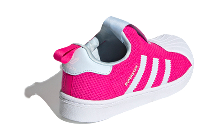 Детские кроссовки adidas originals SUPERSTAR 360 (красно-белые) — Красный / белый — фото 6