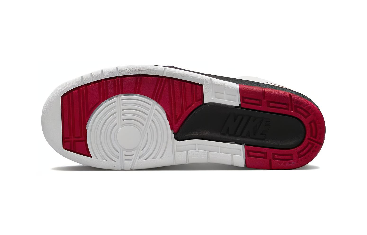 Детские кроссовки Jordan Air Jordan 2 "Chicago" (бело-черно-красные) — Белый / чёрный / красный — фото 7