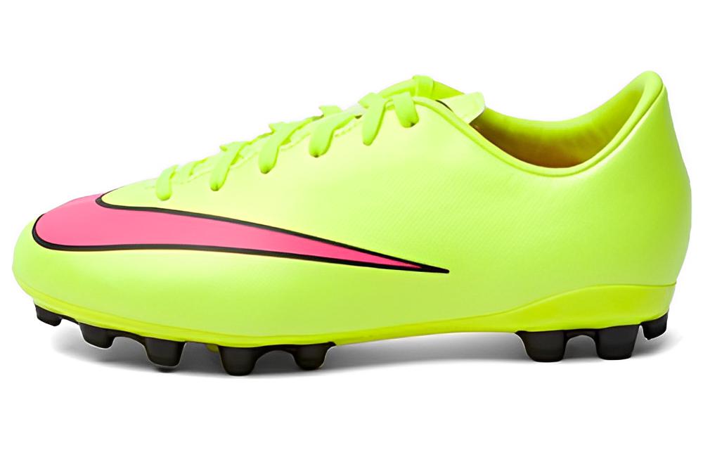 Детские бутсы Nike Mercurial Victory 5 JR AG (зелено-красные)