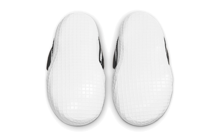 Кеды Jordan Air Jordan 1 Crib Bootie (черно-бело-желтые) — фото 5
