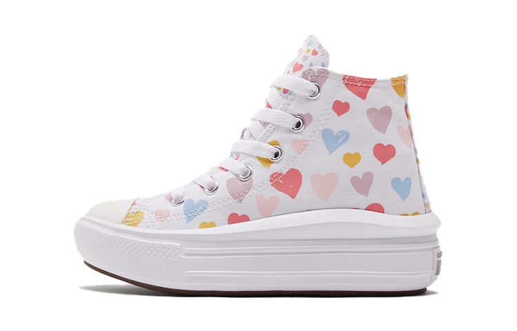 Детские кеды Converse Chuck Taylor All Star Move (белые)