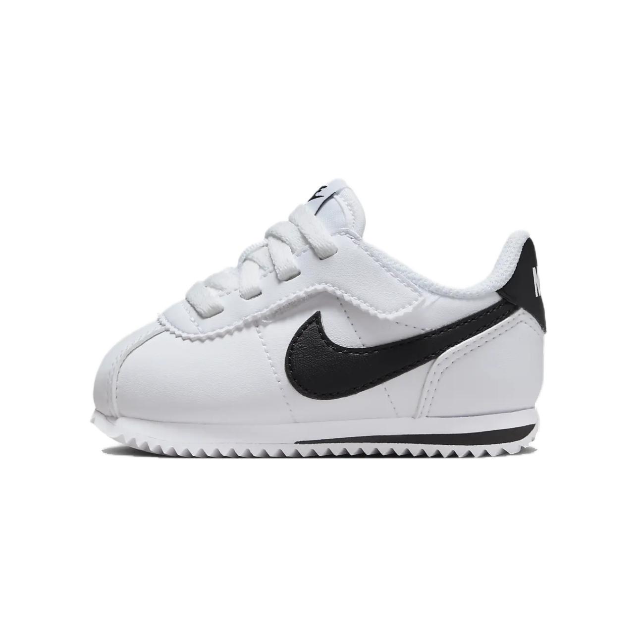 Детские кроссовки Nike Cortez EasyOn (черно-белые)