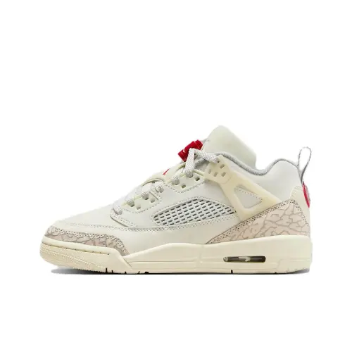 Jordan Spizike Low top Basketball Shoes Beige Red Unisex
