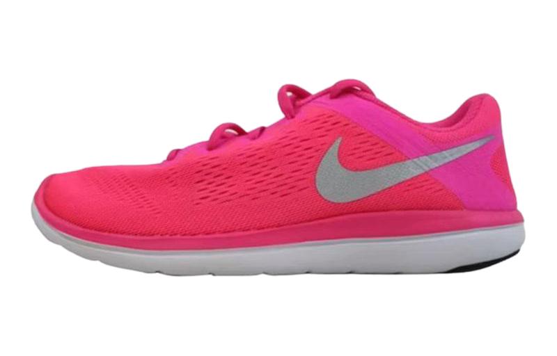 Nike Flex 2016 RN comfortable and versatile GS low-top running shoes pink for men and women
