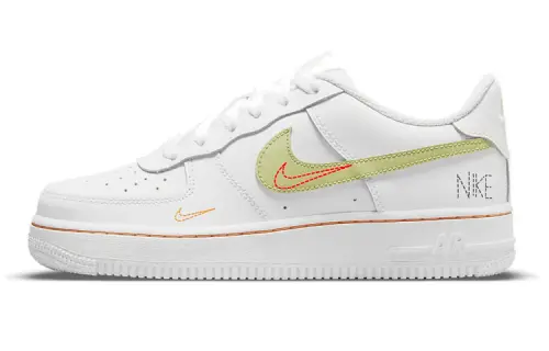 Nike Air Force 1 LV8 'White Green Orange' GS