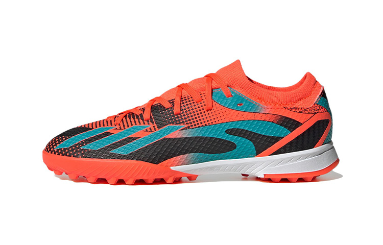 Кроссовки adidas Messi Messi.3 TF (черно-оранжевые)