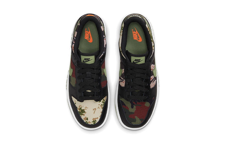Кеды Nike Dunk SE "Black Multi-Camo" (черно-камуфляжные) — фото 4
