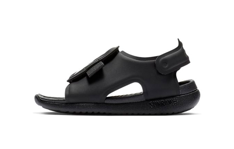 Детская обувь Nike Sunray Adjust 5 (черно-белая) — фото 1