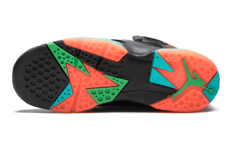 Кроссовки Jordan Air Jordan 7 Retro Barcelona Nights (черные с разноцветным) — фото 5