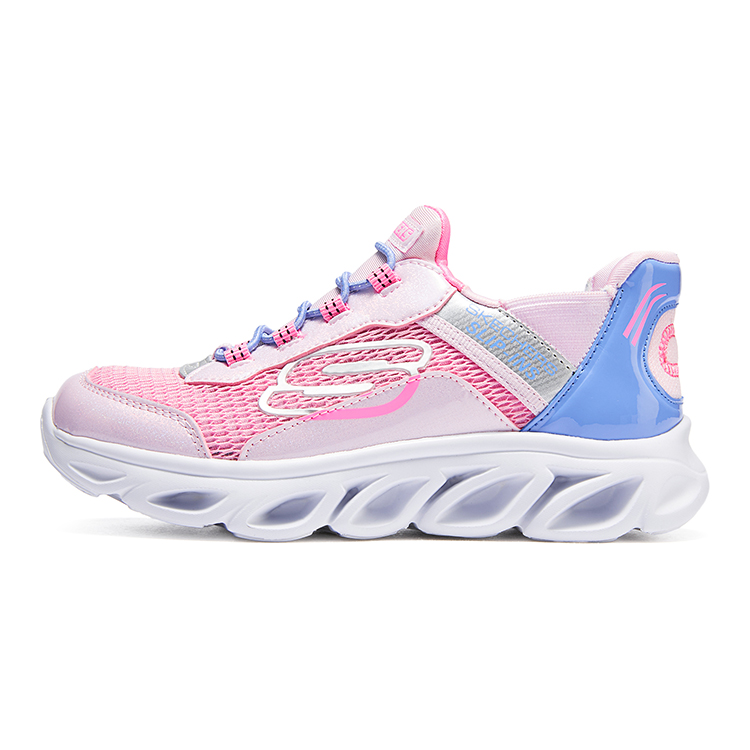Детские кроссовки Skechers Slip-Ins (розово-синие)