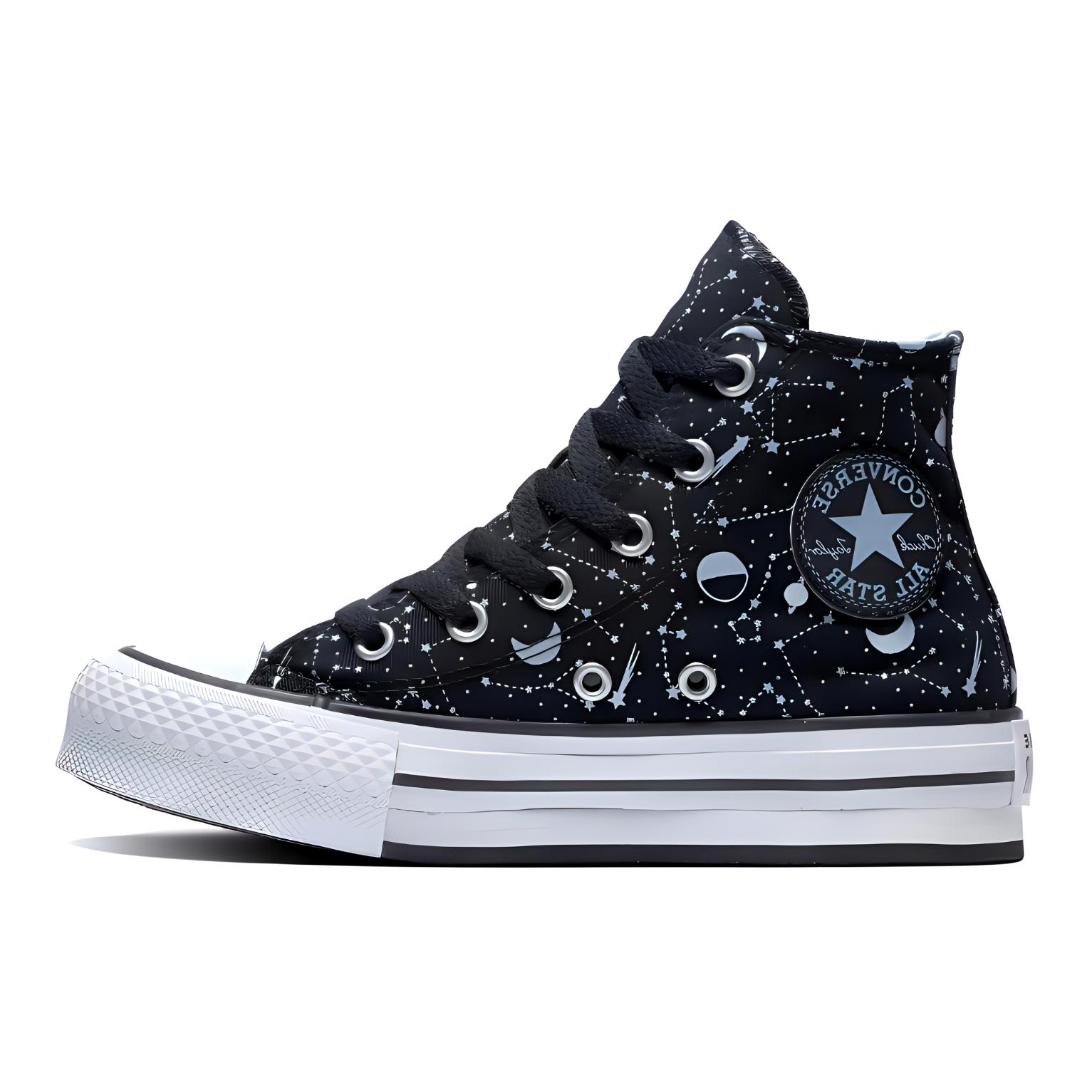 Кеды Converse Eva Lift (черно-синие)