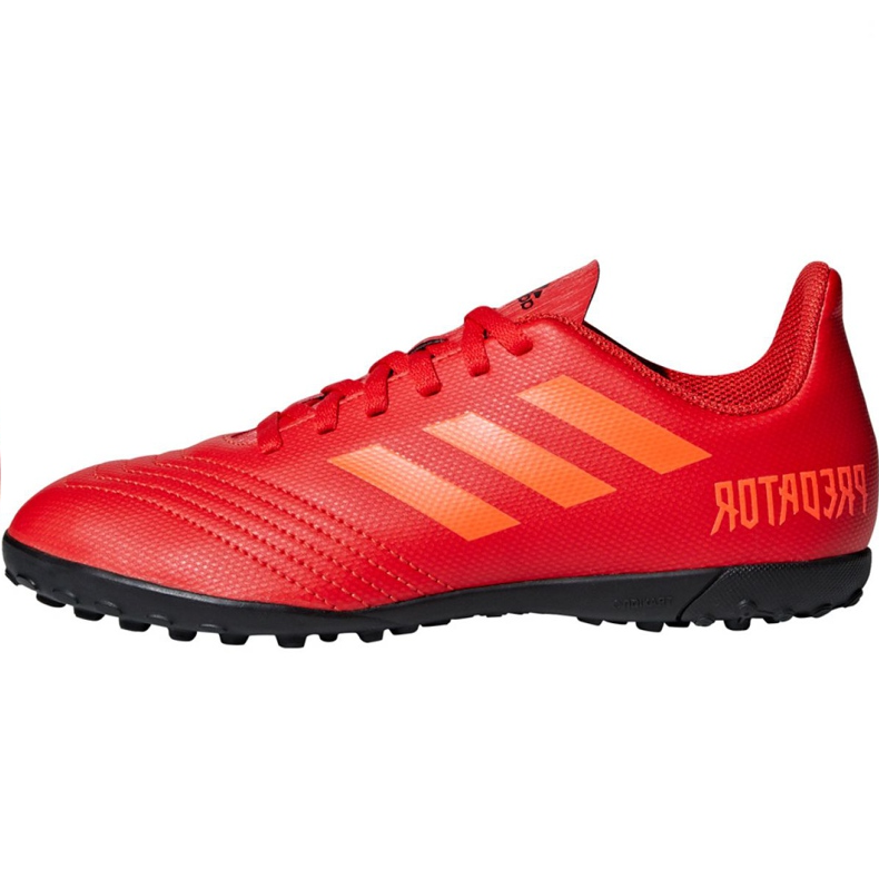 Детские бутсы adidas Predator 19.4 TF (красные)