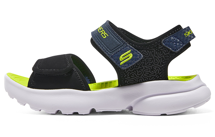 Сандалии Skechers Razor Splash (зелено-черные)