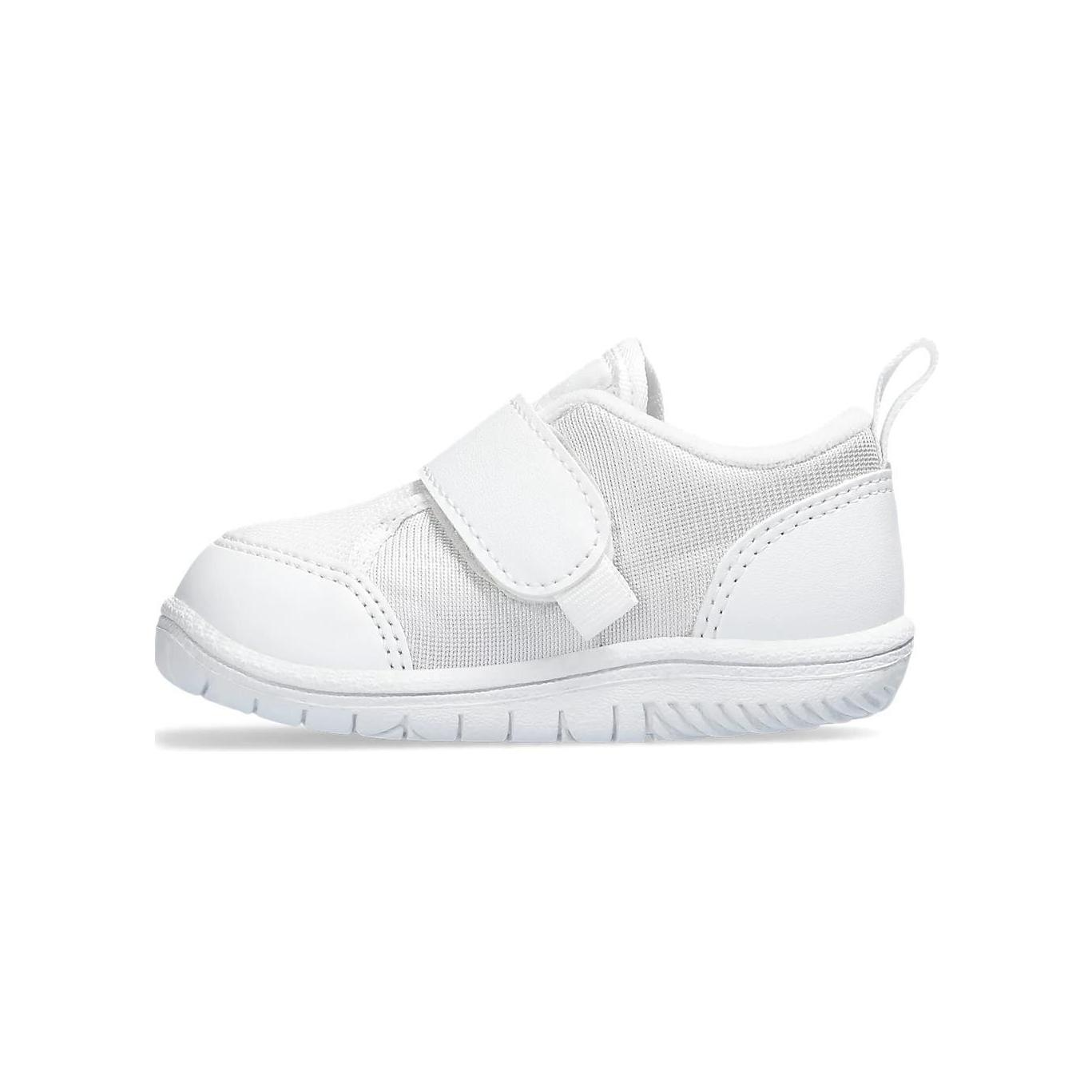 Asics Suku Anti-collision soft sole, comfortable and suitable for feet, skin-friendly, lightweight, steady growth, foot protection, wear-resistant, anti-kick, breathable, low-top toddler shoes, white, infants and young children