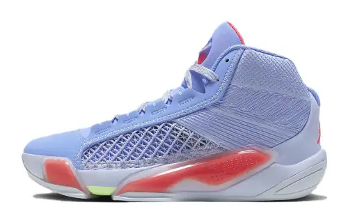Jordan Air Jordan 38 High top Basketball Shoes Blue Red Unisex