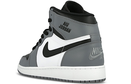 Кеды Jordan Air Jordan 1 Retro High Rare Air (серые) — 酷灰/黑/白 — фото 6