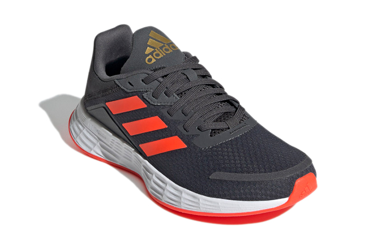 Детские кроссовки adidas Duramo Sl K (серо-красные) — фото 4