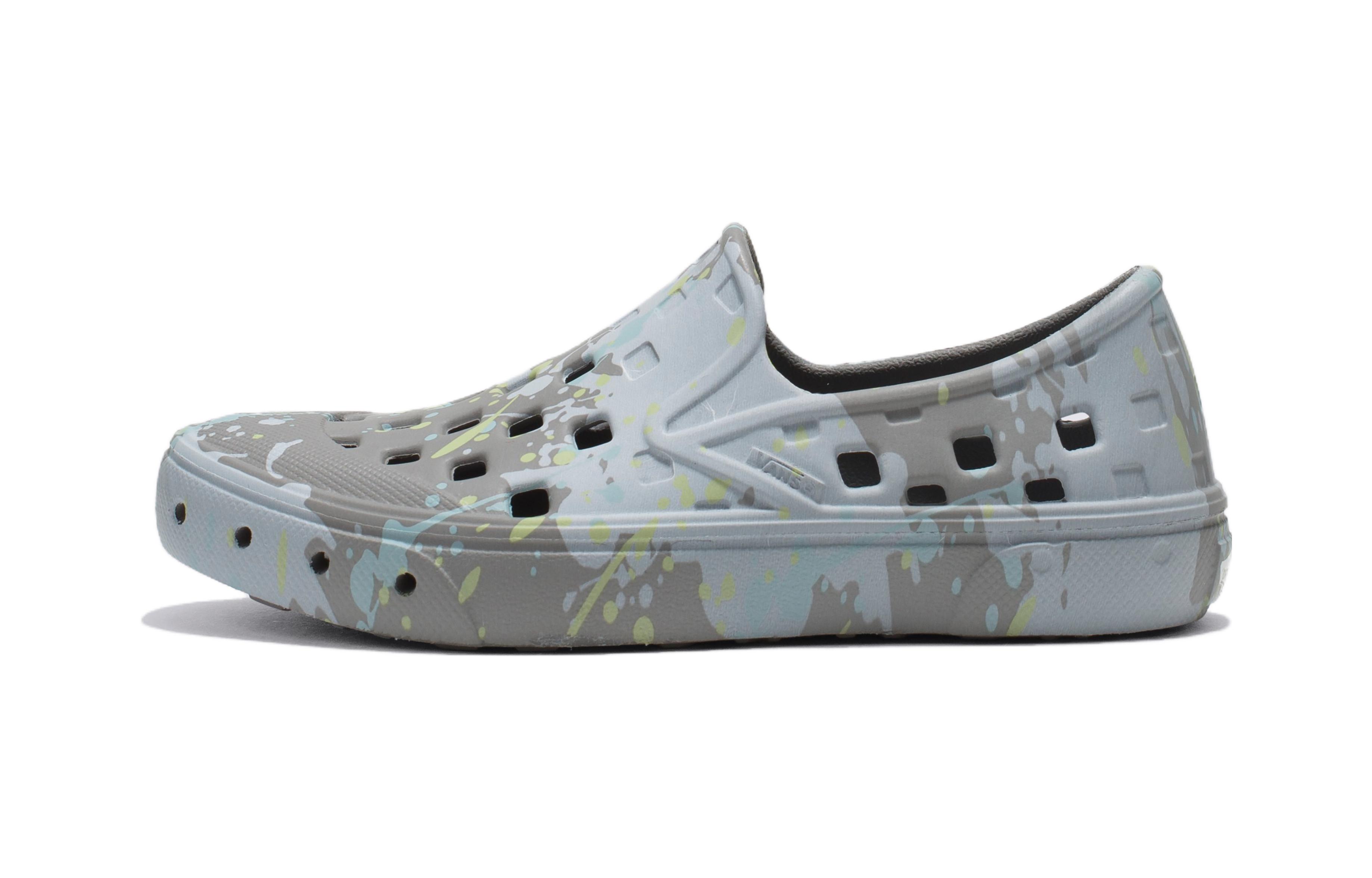 Детские сандалии Vans Slip-On (серо-голубые)
