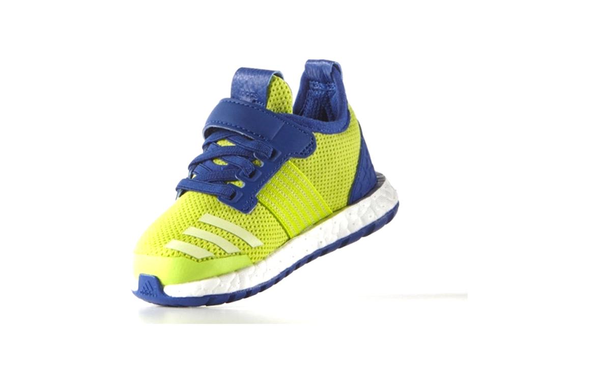 Детские кроссовки LEGO/ x adidas Pure Boost (сине-бело-зеленые) — фото 2