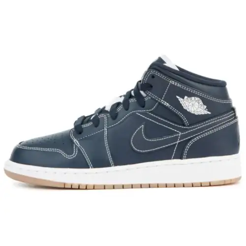 Jordan 1 Retro Mid GS Obsidian