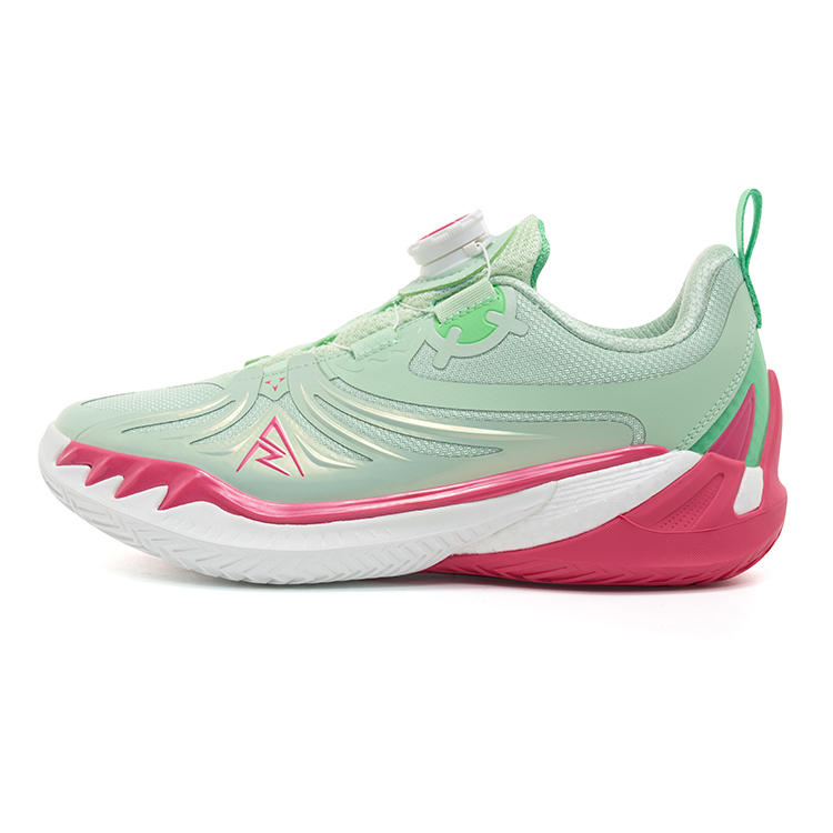 RIGORER Reeves series Reeves three generations AR3 berry color professional high-elastic casual sports shoes non-slip shock absorption low-top basketball shoes children's style