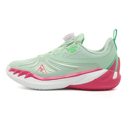 RIGORER Reeves series Reeves three generations AR3 berry color professional high-elastic casual sports shoes non-slip shock absorption low-top basketball shoes children's style