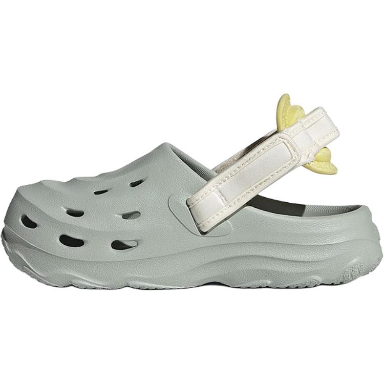 Детские сабо adidas Maxxclog (серые)