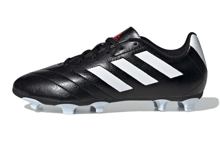Детские бутсы adidas Goletto 7 VII Firm Ground Cleats K FG (черно-белые)