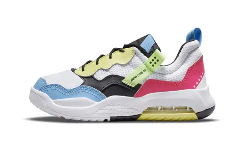 Jordan MA2 Comfortable, shock-absorbing and wear-resistant, low-cut children's running shoes, color stitching, small and medium-sized children