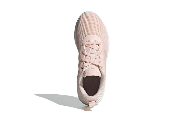 детские кроссовки adidas neo Qt Racer 2.0 K (розово-белый) — фото 5