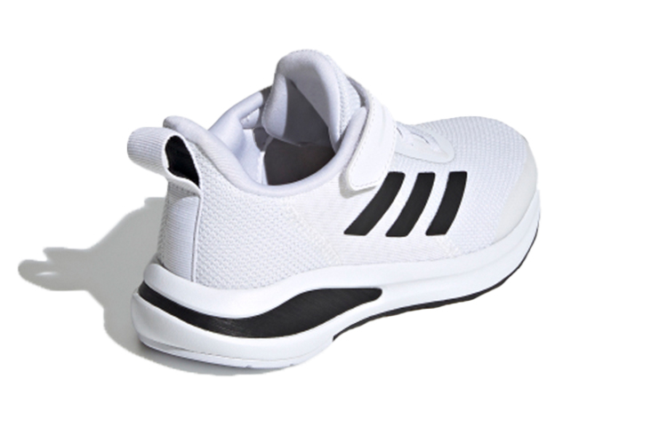 Детские кроссовки adidas Fortarun El K (бело-черные) — Белый / чёрный — фото 4
