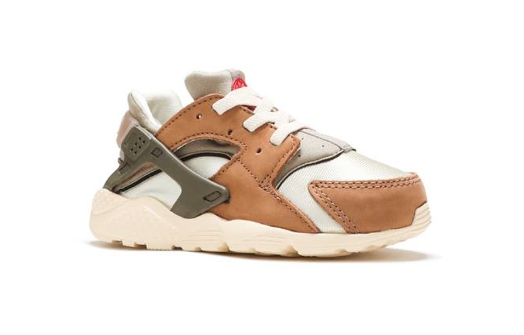 Кроссовки Stussy x Nike Huarache (коричневые) — фото 5