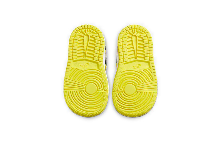 Детские кроссовки Jordan Air Jordan 1 Mid SE (желтый) — Жёлтый — фото 6