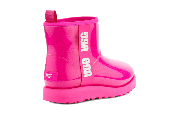 Сапоги UGG CLASSIC CLEAR MINI (фиолетовый) — фото 4