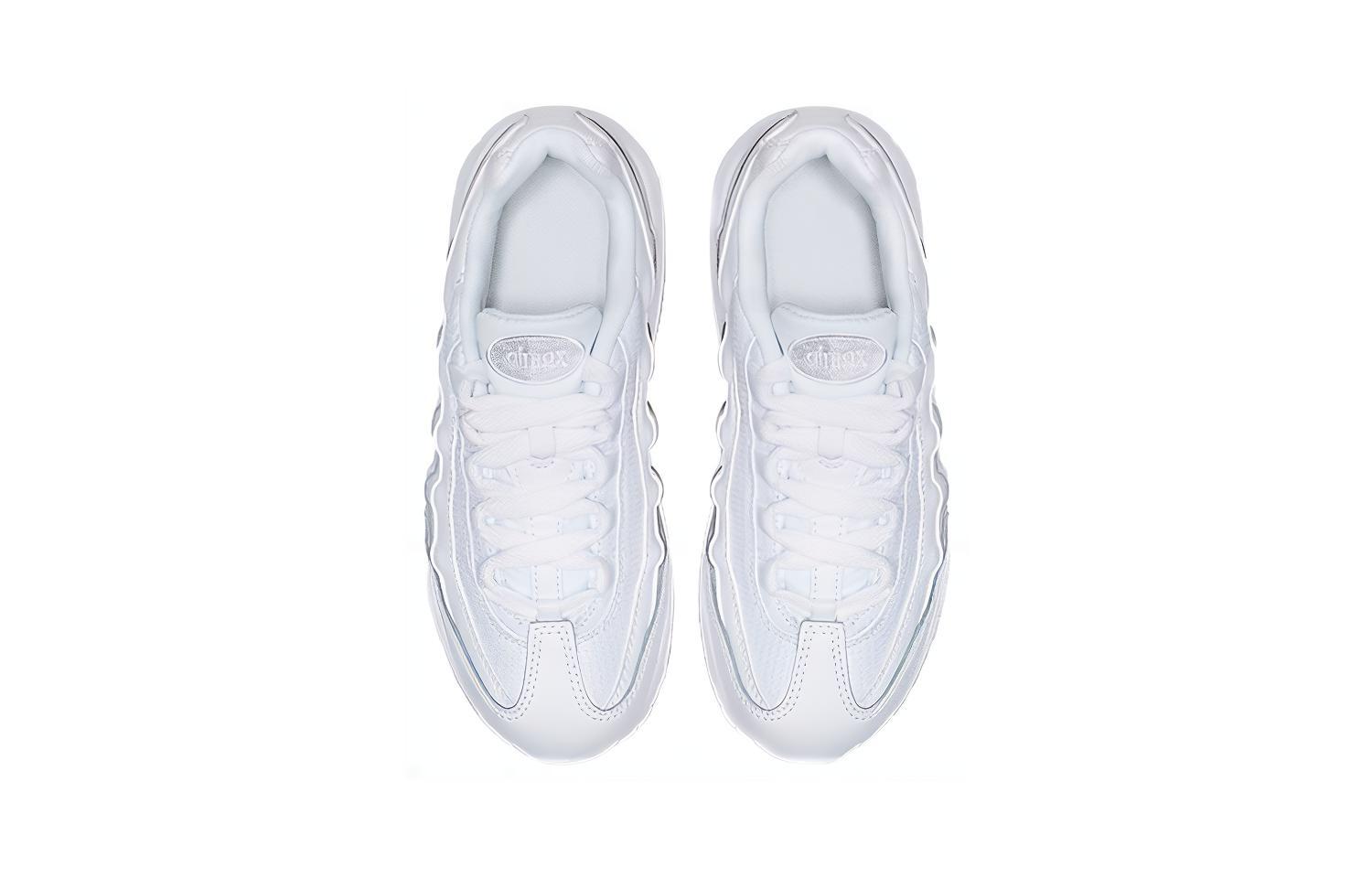 Детские кроссовки Nike Air Max 95 (белые) — фото 4